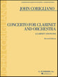 CONCERTO FOR CLARINET CLARINET/PF cover